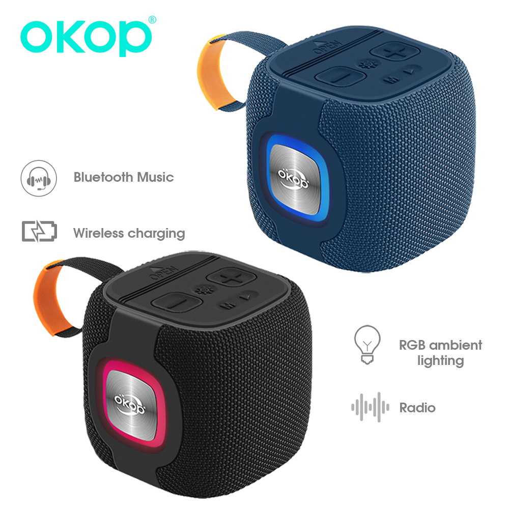 Amazon Music Audio Quality - OKOP Bluetooth Speaker,Long-life High-quality Speaker,Outdoor Waterproof
