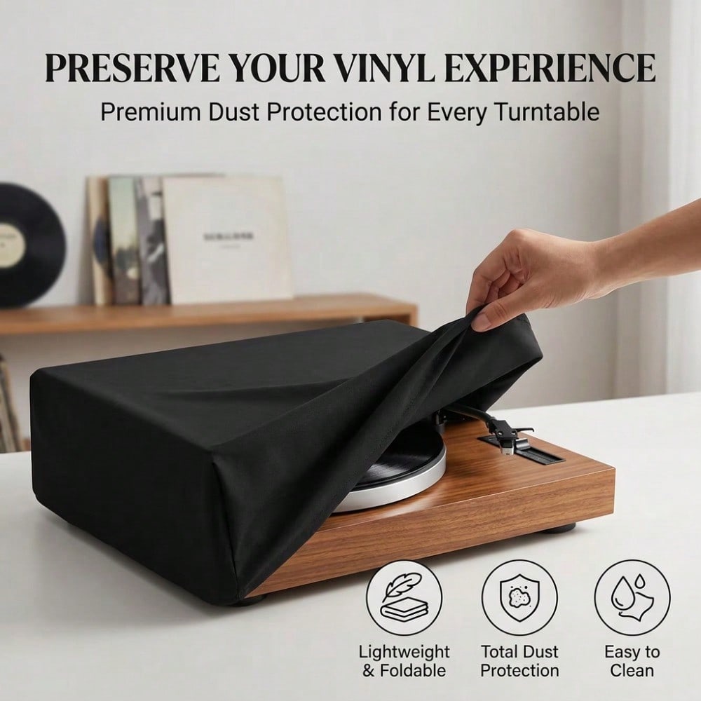 Audio Music Recorder - Vinyl Record Player Dust Cover –
