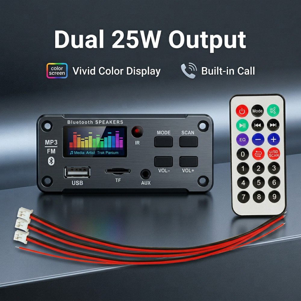 Audio Music To Mp3 - 50W Amplifier Bluetooth MP3 WMA WAV