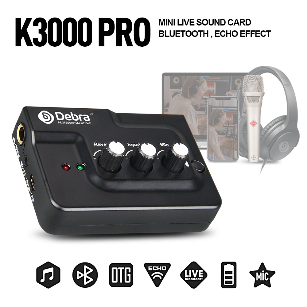 Audio Music Recorder - K3000 PRO Directed Sound Card Echo
