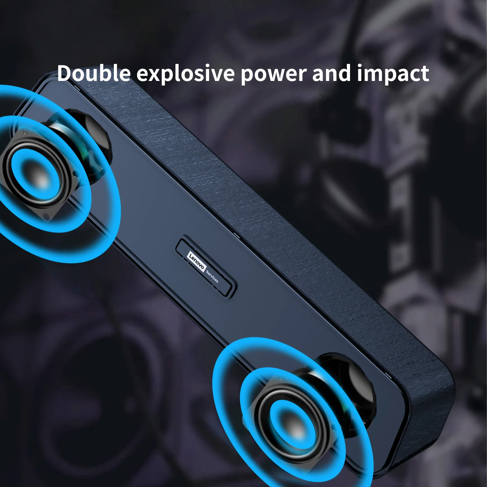 Audio Music Player Pc - Lenovo USB Stereo Desktop Speakers Deep