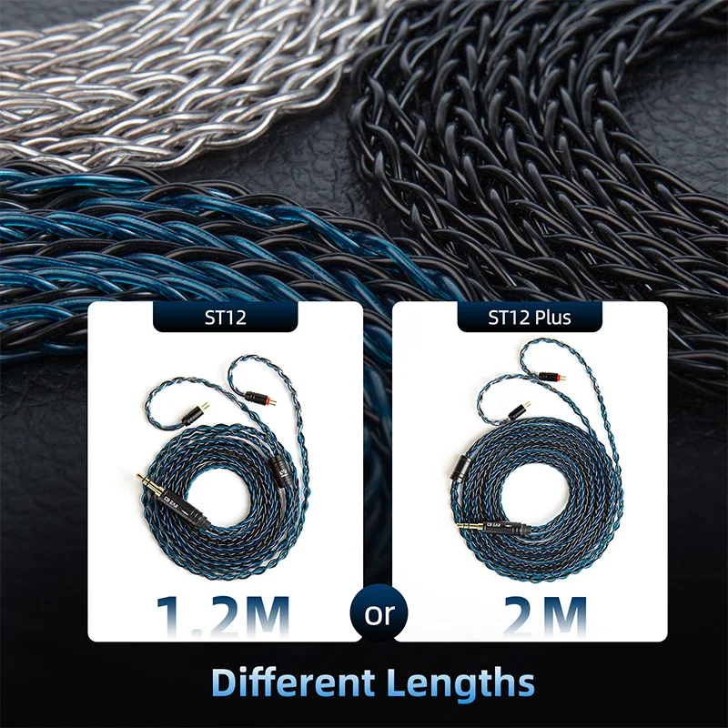 KBEAR ST12 8-strand 4N OFC sil - Audio Music Hifi review and price