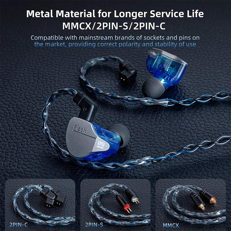 KBEAR ST12 8-strand 4N OFC sil - Audio Music Hifi review and price