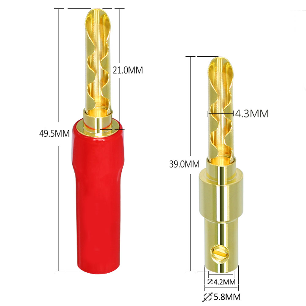 Musical Sound Banana Plugs for - Audio Music Hifi review and price