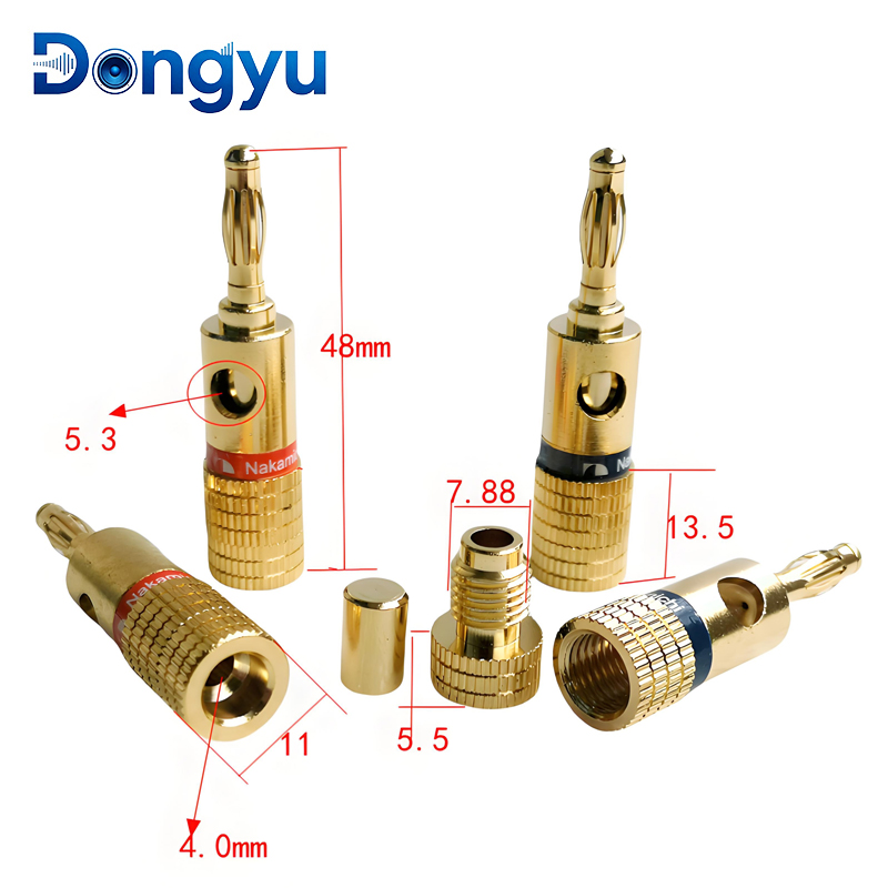 4MM Nakamichi Banana Connector - Audio Music Sound review and price
