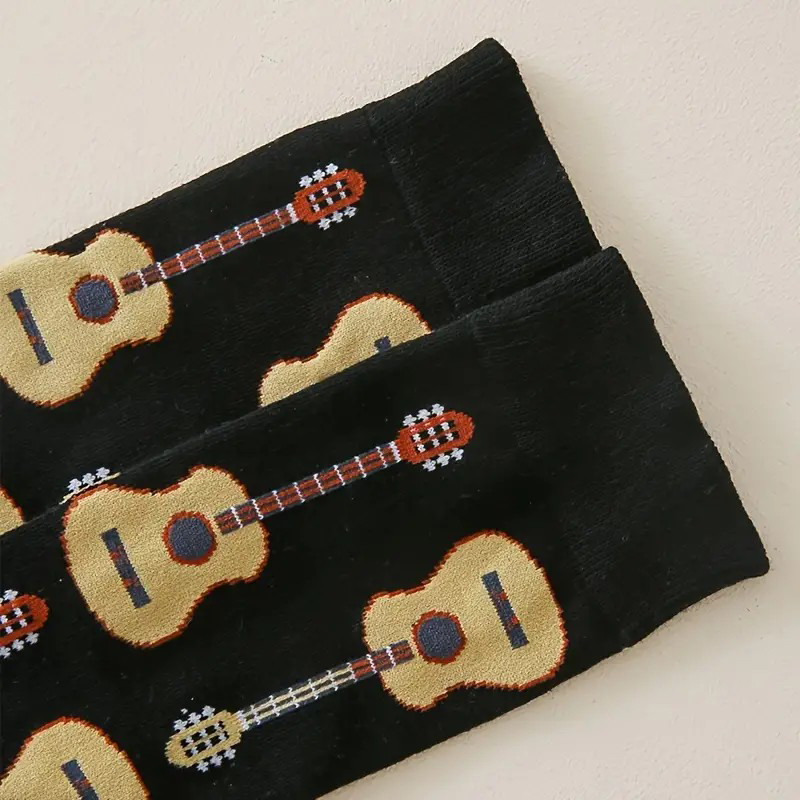1 Pair Men Guitar Printed Mid  - Guitar Slide Tube review and price