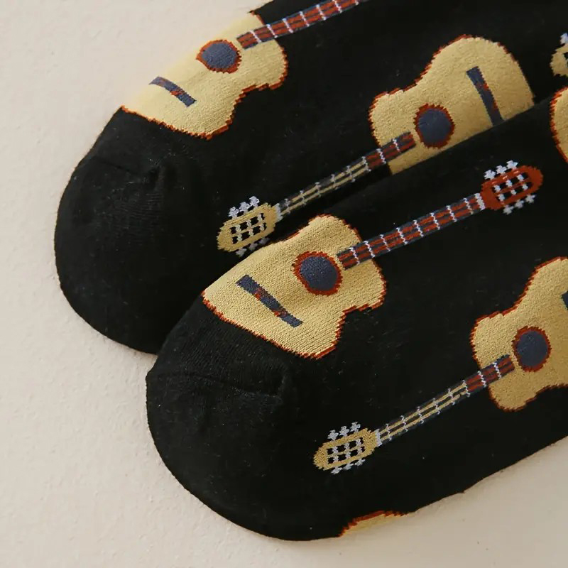 1 Pair Men Guitar Printed Mid  - Guitar Slide Tube review and price