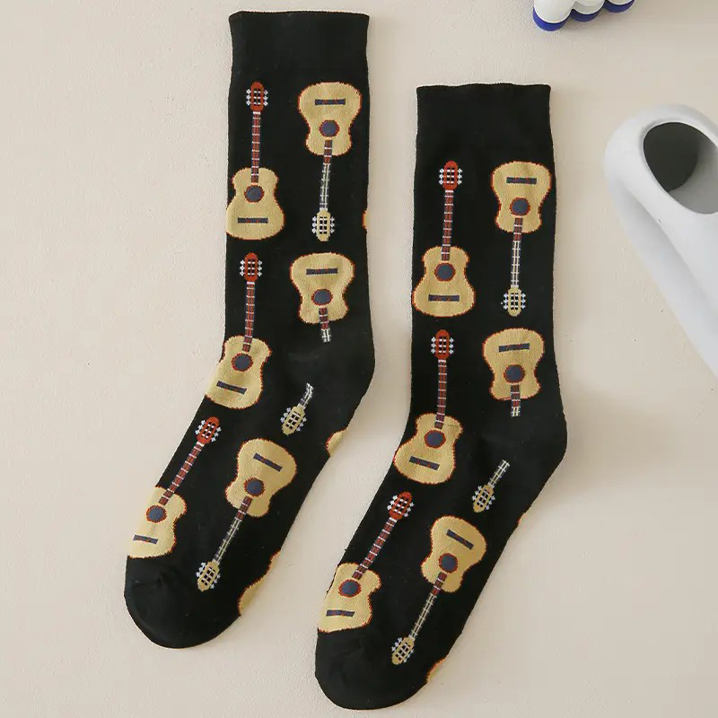 1 Pair Men Guitar Printed Mid  - Guitar Slide Tube review and price