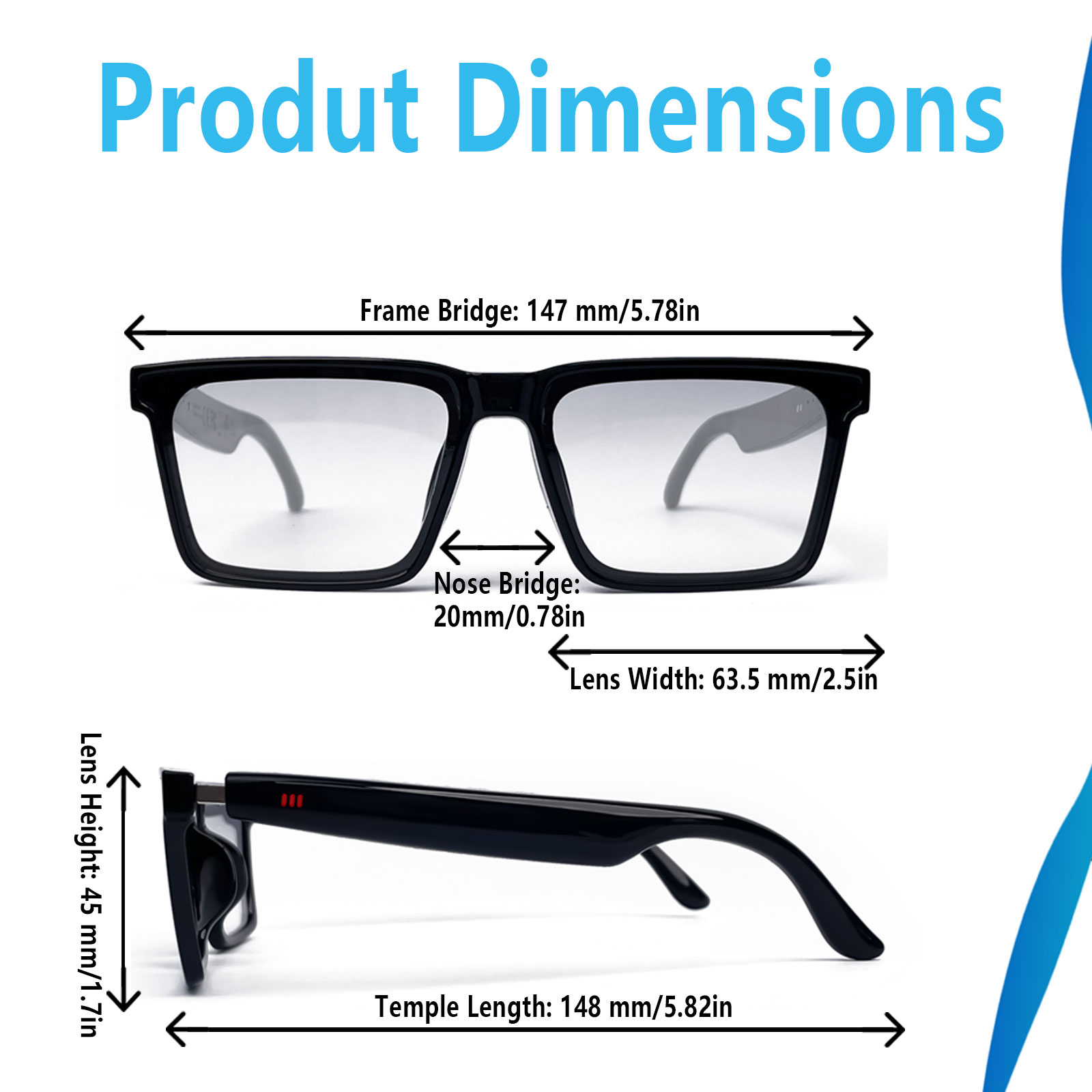 Smart Audio Glasses with Real- - Audio Music Hifi review and price