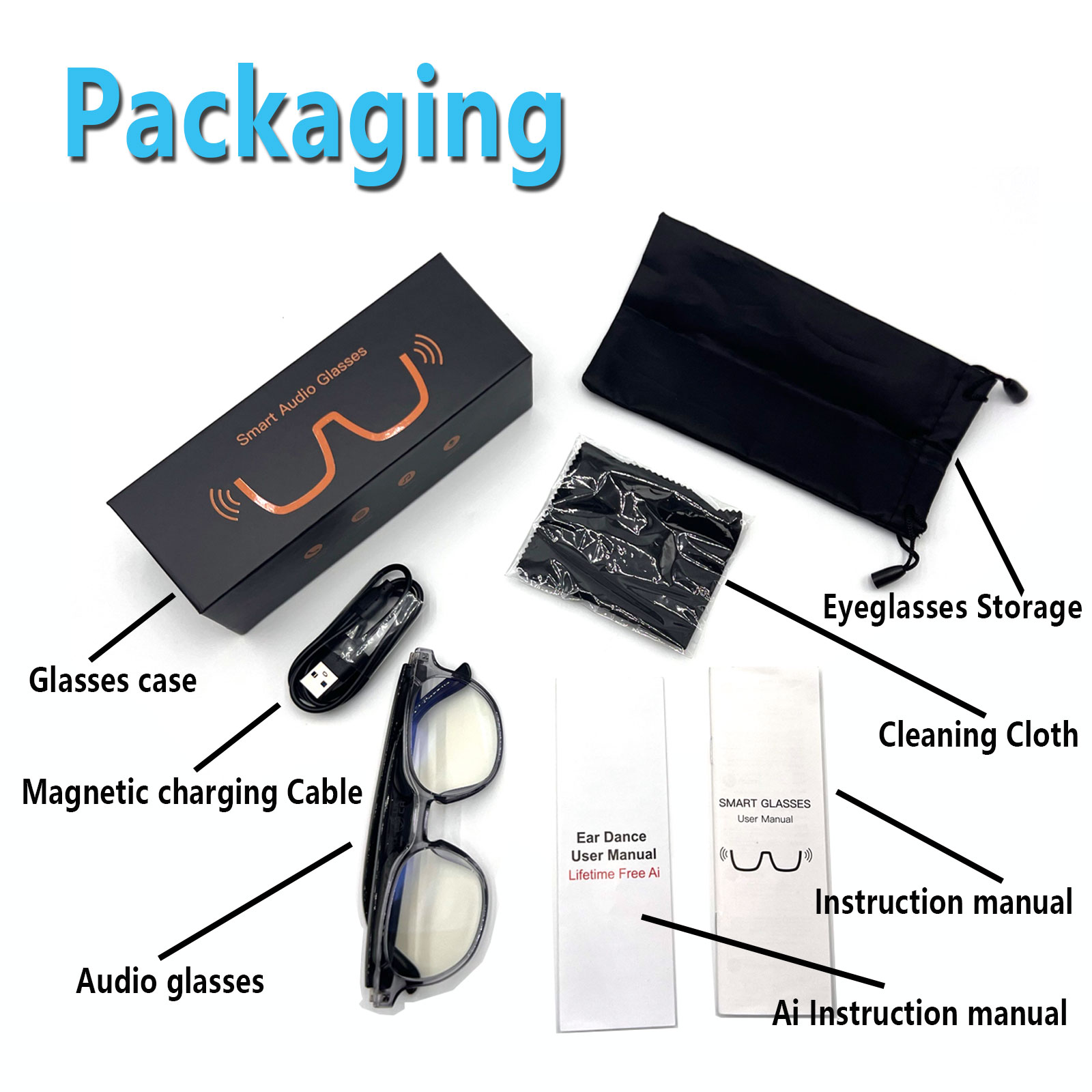 Smart Audio Glasses, Real-Time - Audio Music Hifi review and price