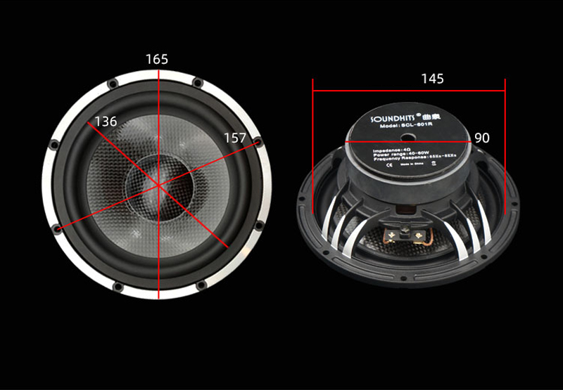 6.5 Inch Car Speaker 40-60W 4o - Amazon Music Audio Quality review and price