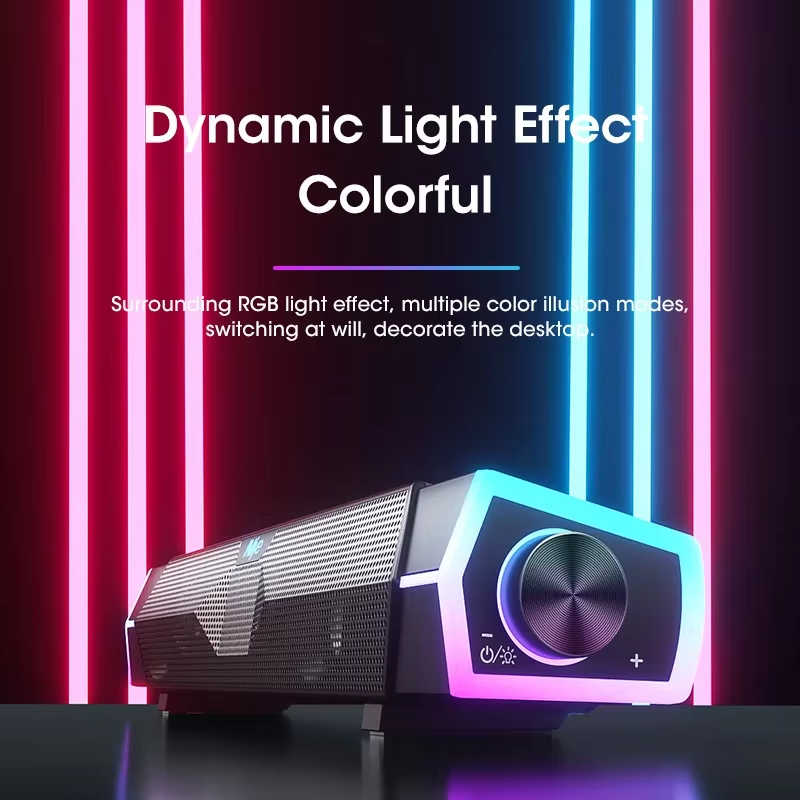 4D Stereo Computer Speaker Bar - Audio Music Player Pc review and price
