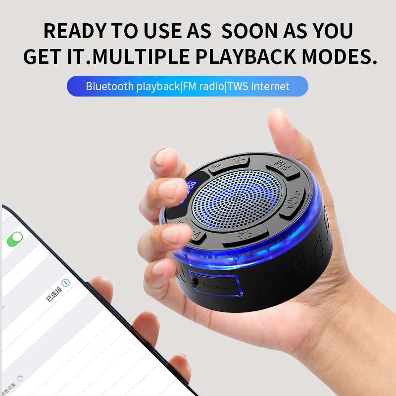 Bathroom Waterproof Wireless B - Amazon Music Audio Quality review and price